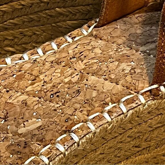 Crown Vintage Espadrille Sandals 8 1/2M 8.5 (long fits like a 9) ankle strap - Picture 10 of 13